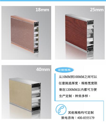 鋁蜂窩板隔斷1
