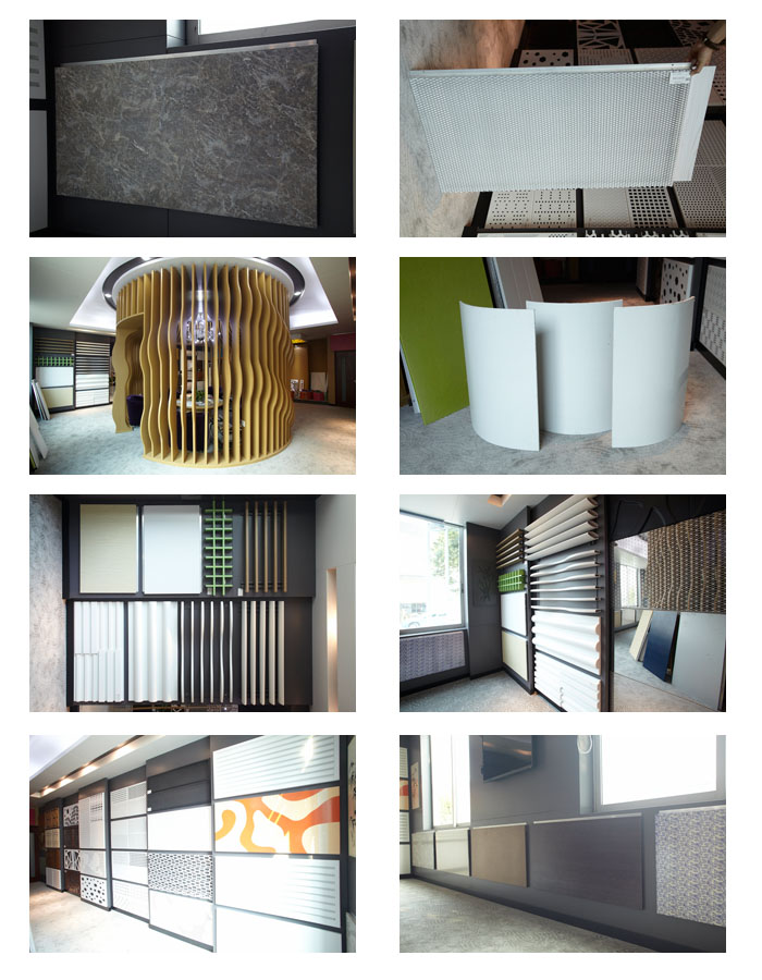 長盛建材鋁格柵展廳圖