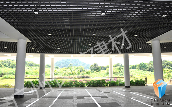 黑色鋁格柵吊頂